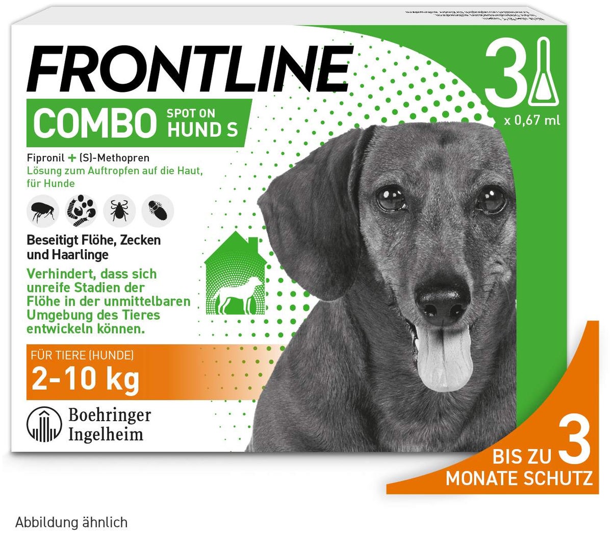 Frontline Combo Spot on Hund S 2-10 kg 3 Pipetten