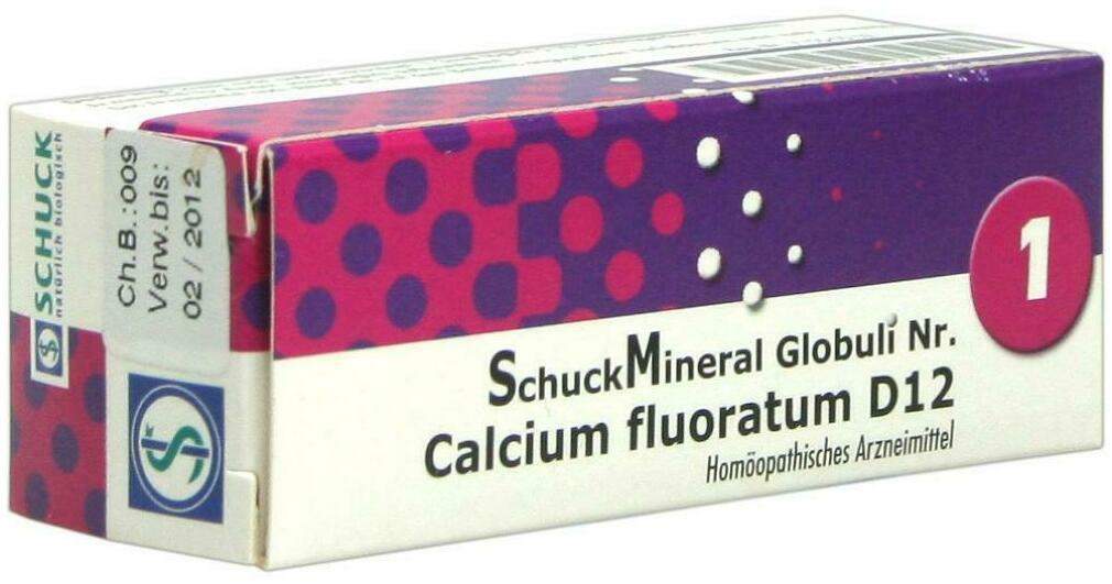 Schuckmineral Globuli 1 Calcium Fluoratu12