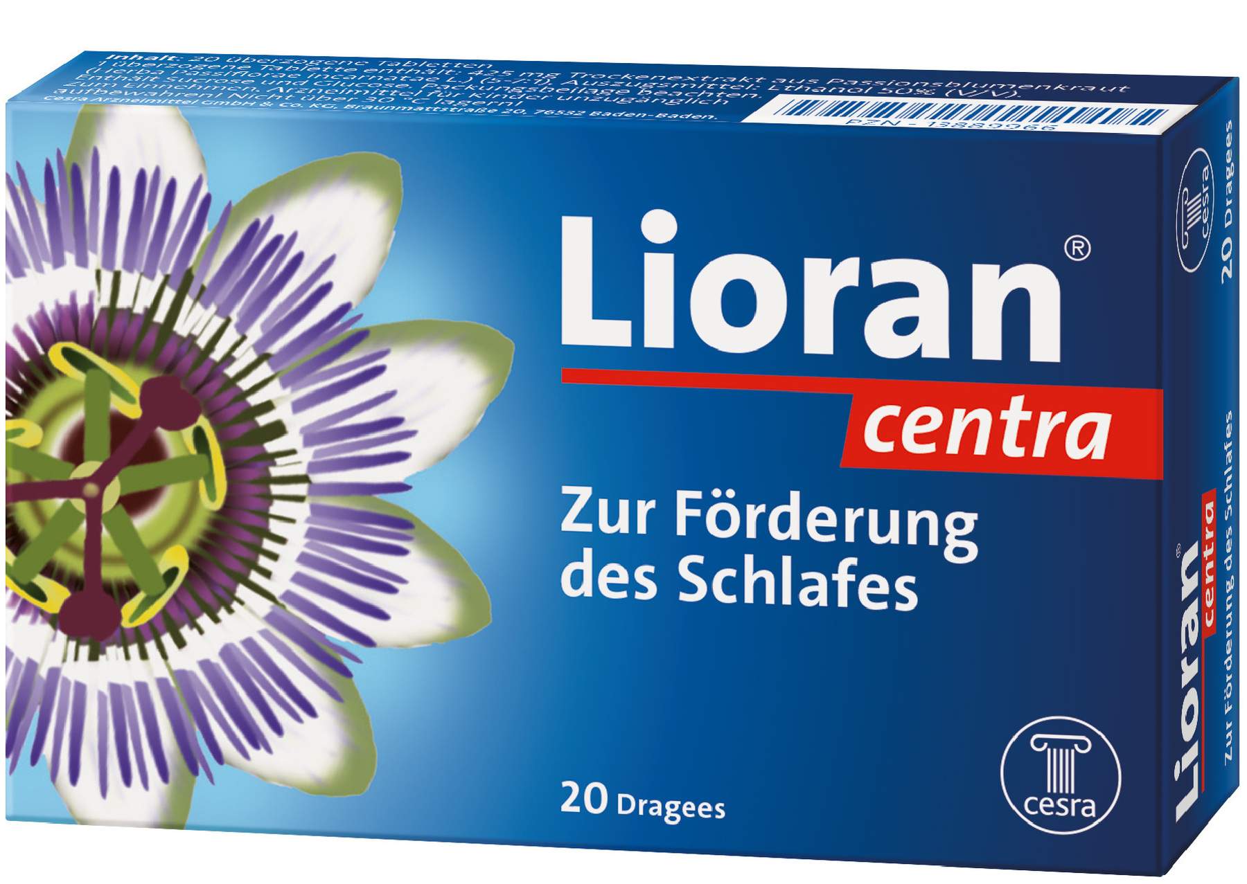 Lioran centra 20 überzogene Tabletten