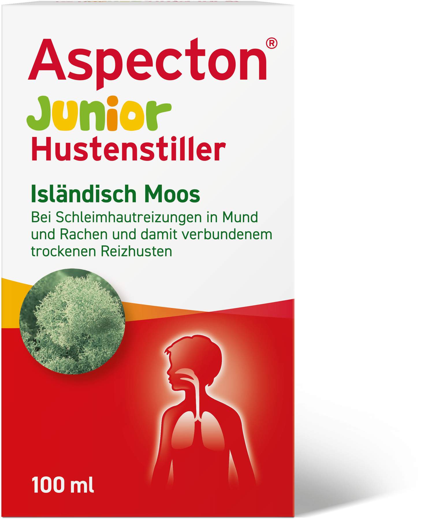 Aspecton Junior Hustenstiller Isländisch Moos 100 ml Saft