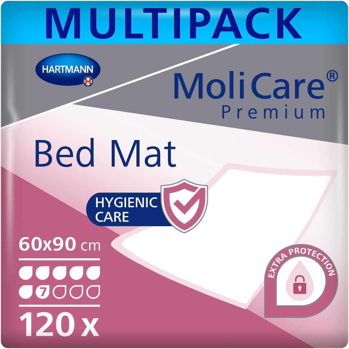 Molicare Premium Bed Mat 7 Tropfen 60 X 90 cm 30 Stück