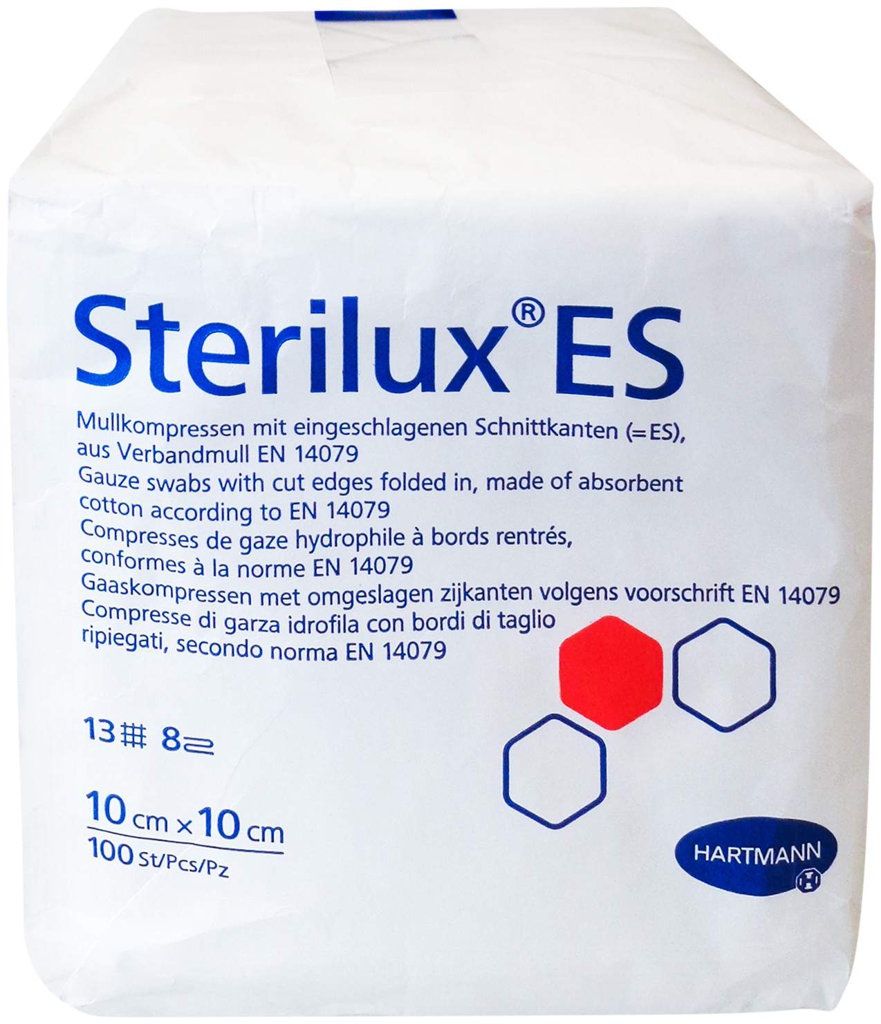 Sterilux ES Kompressen 10 x 10 cm 100 Stück 8-lagig