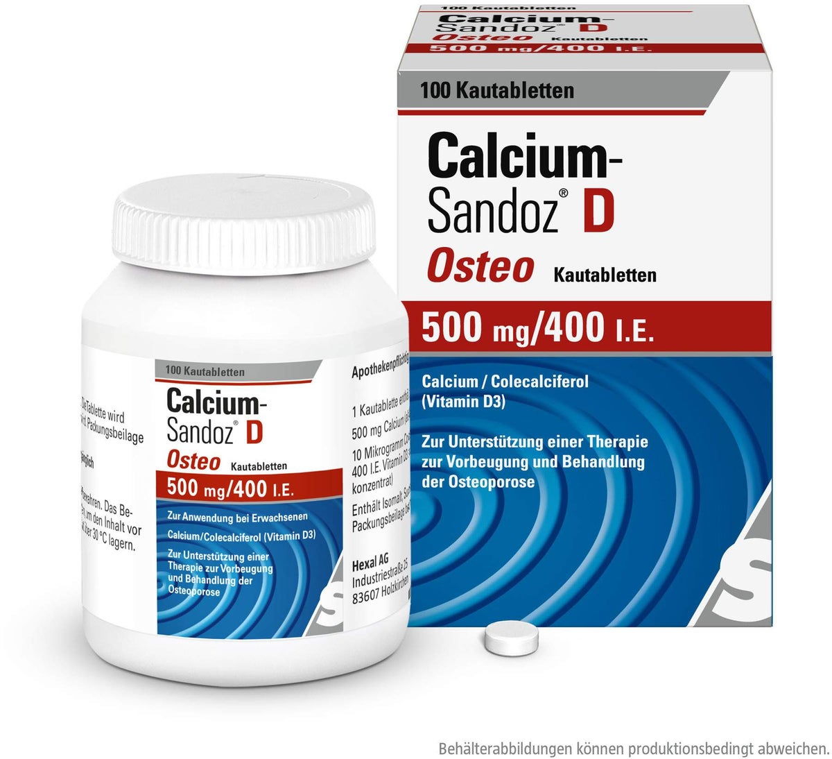 Calcium Sandoz D Osteo 100 Kautabletten