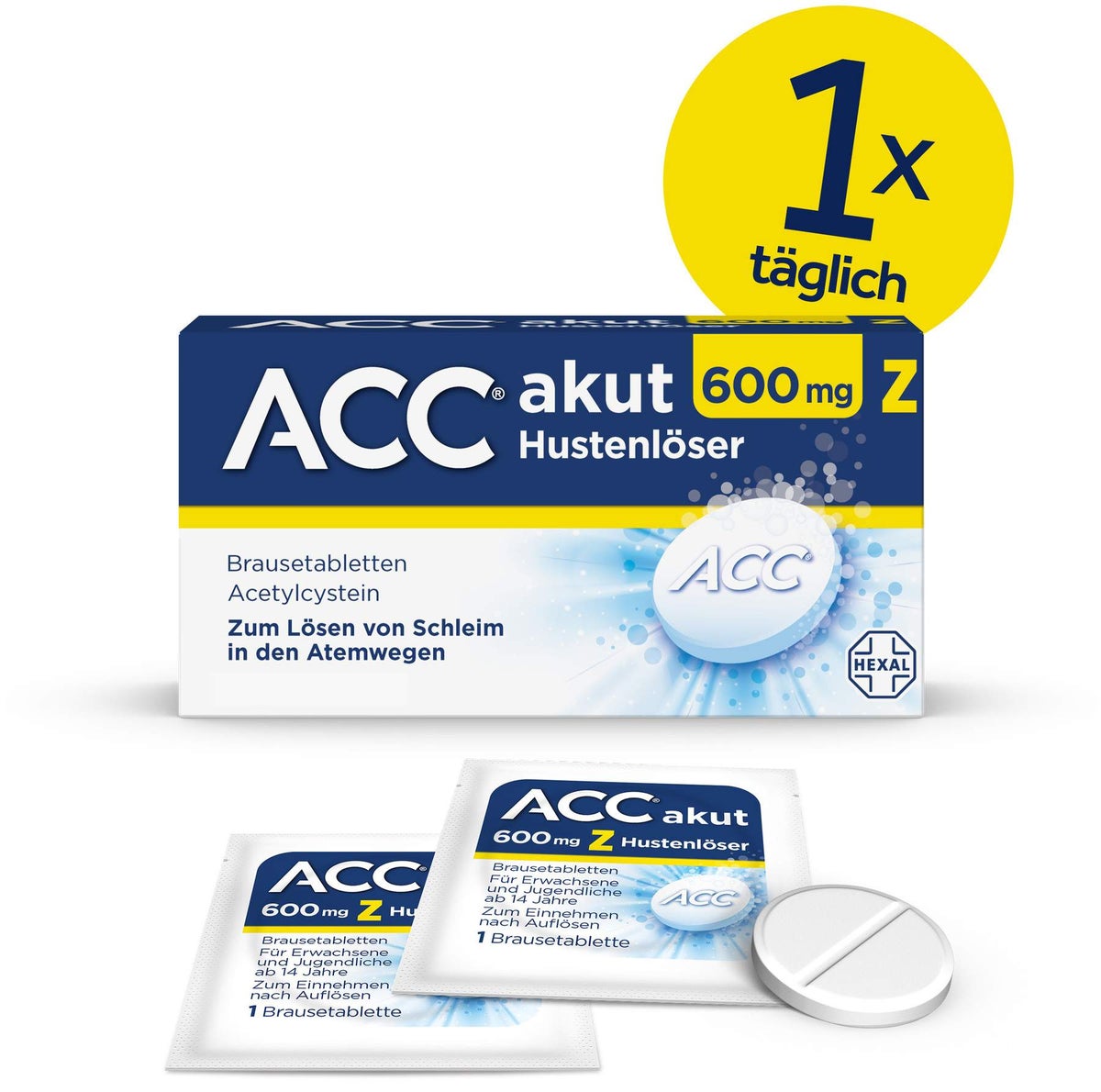 ACC akut 600 mg Z Hustenlöser 20 Brausetabletten