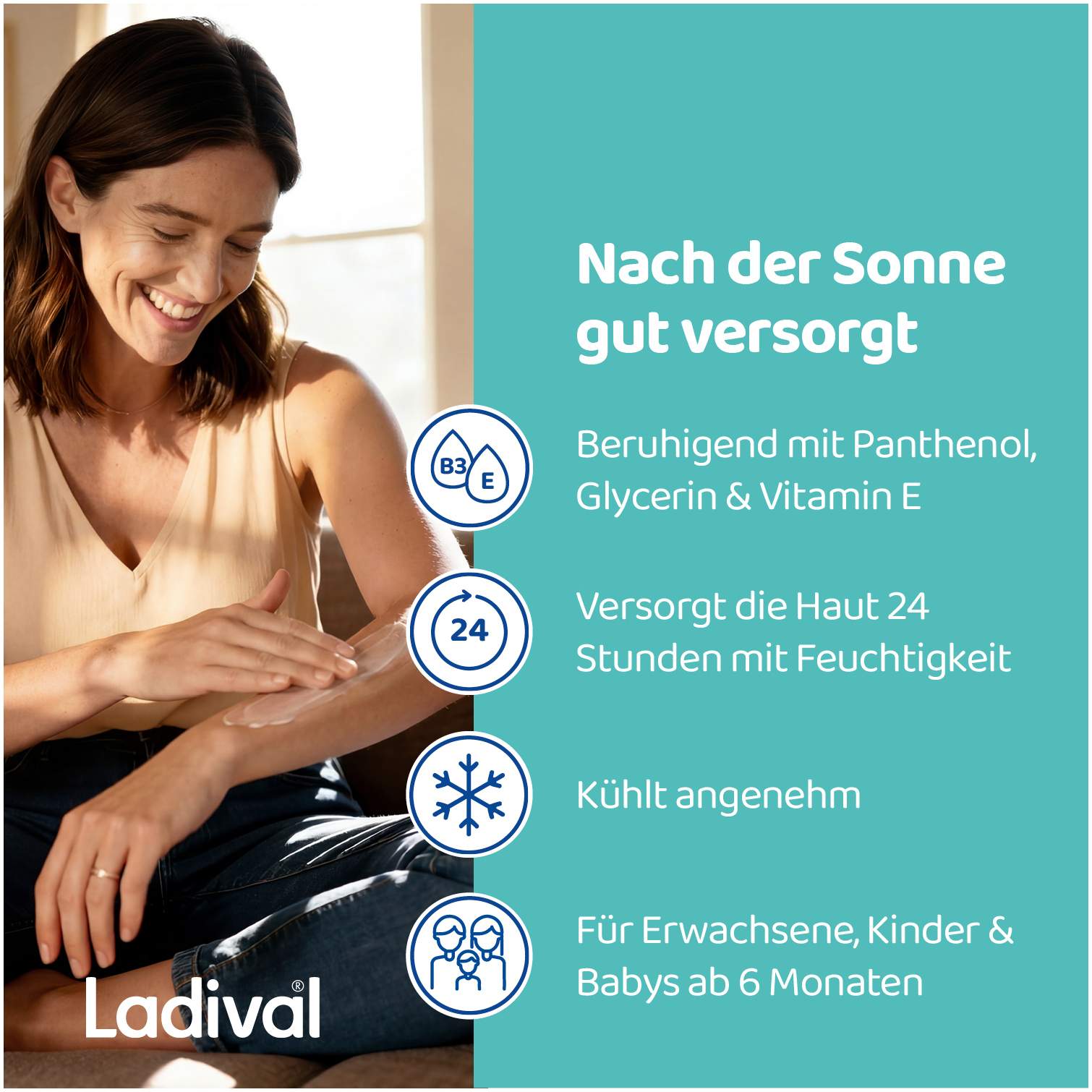 Ladival empfindliche + normale Haut Apres Pflege-Lotion 200 ml