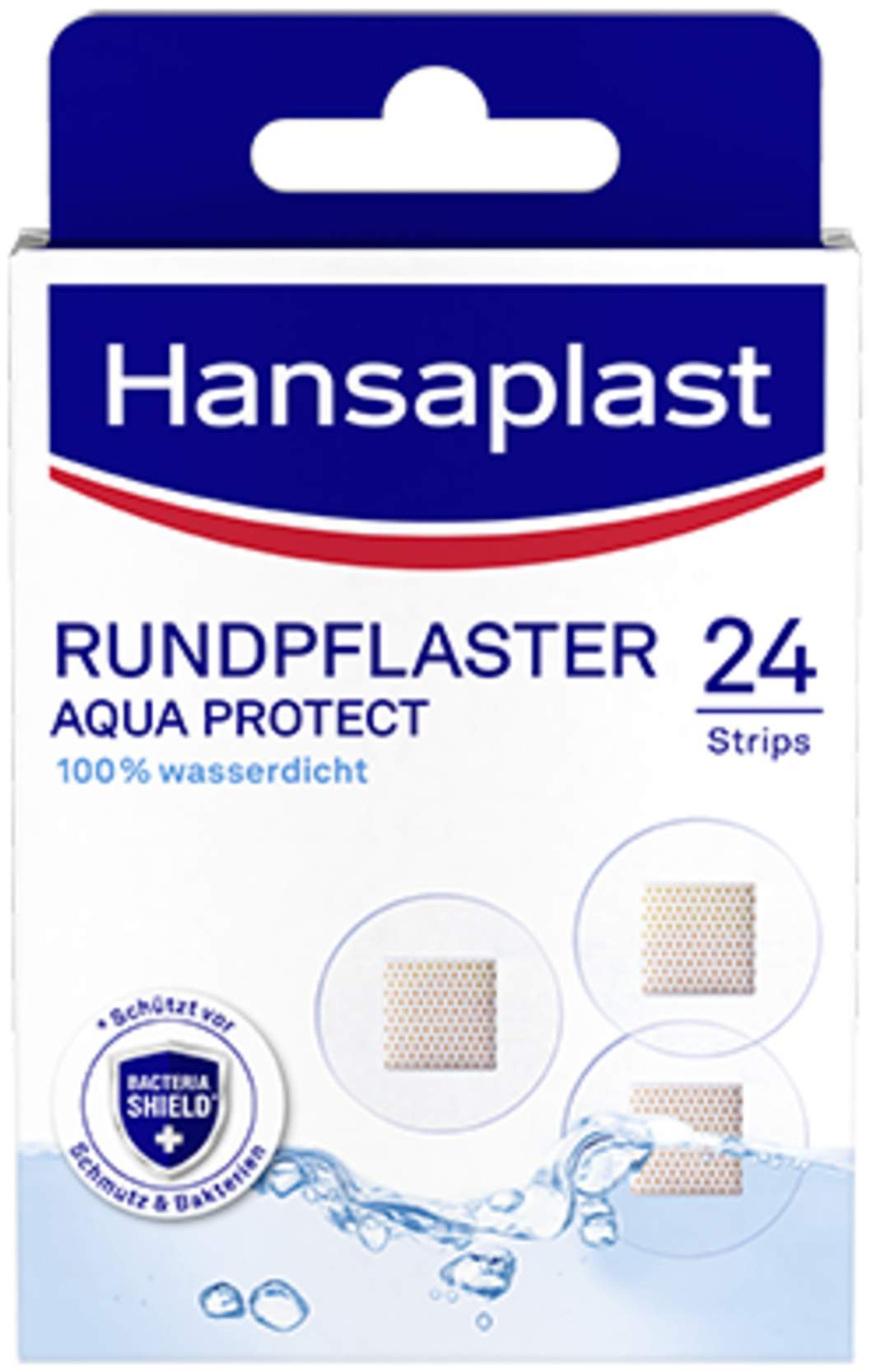 Hansaplast Aqua Protect Rundpflaster 24 Stück