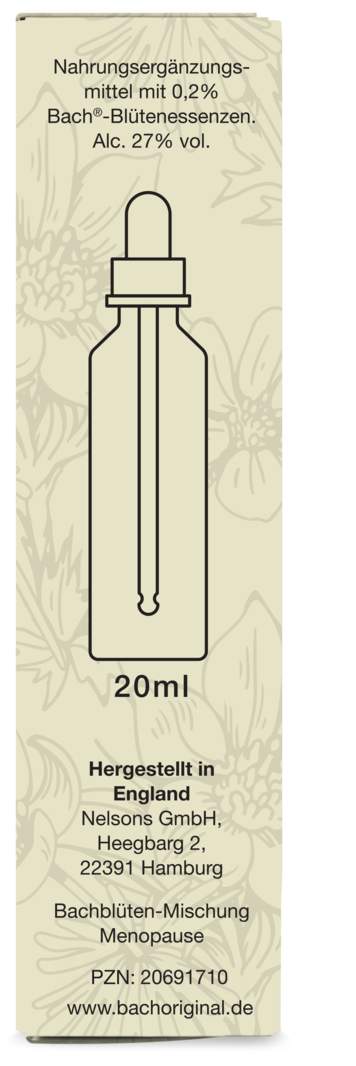 Bachblüten-Mischung Menopause 20 ml Tropfen