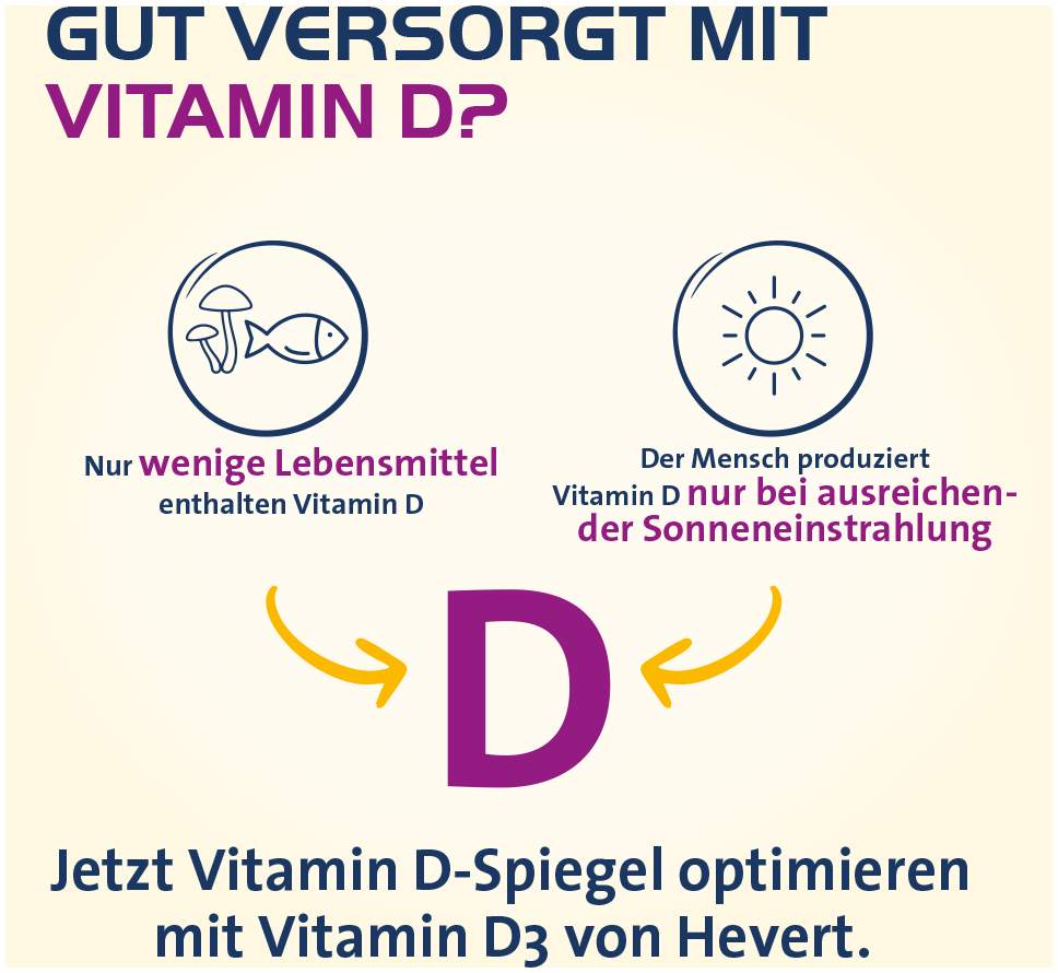 Vitamin D3 Hevert 4000 I.E. 100 Tabletten