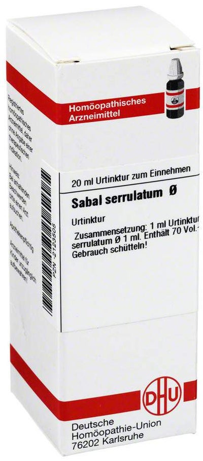 Dhu Sabal Serrulatum Urtinktur 20 ml Dilution