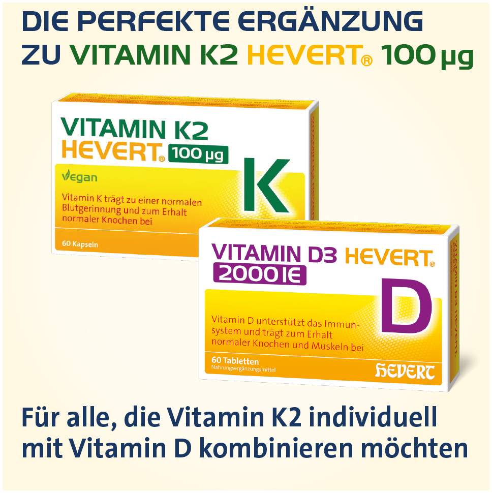 Vitamin K2 Hevert 100 µg 120 Kapseln