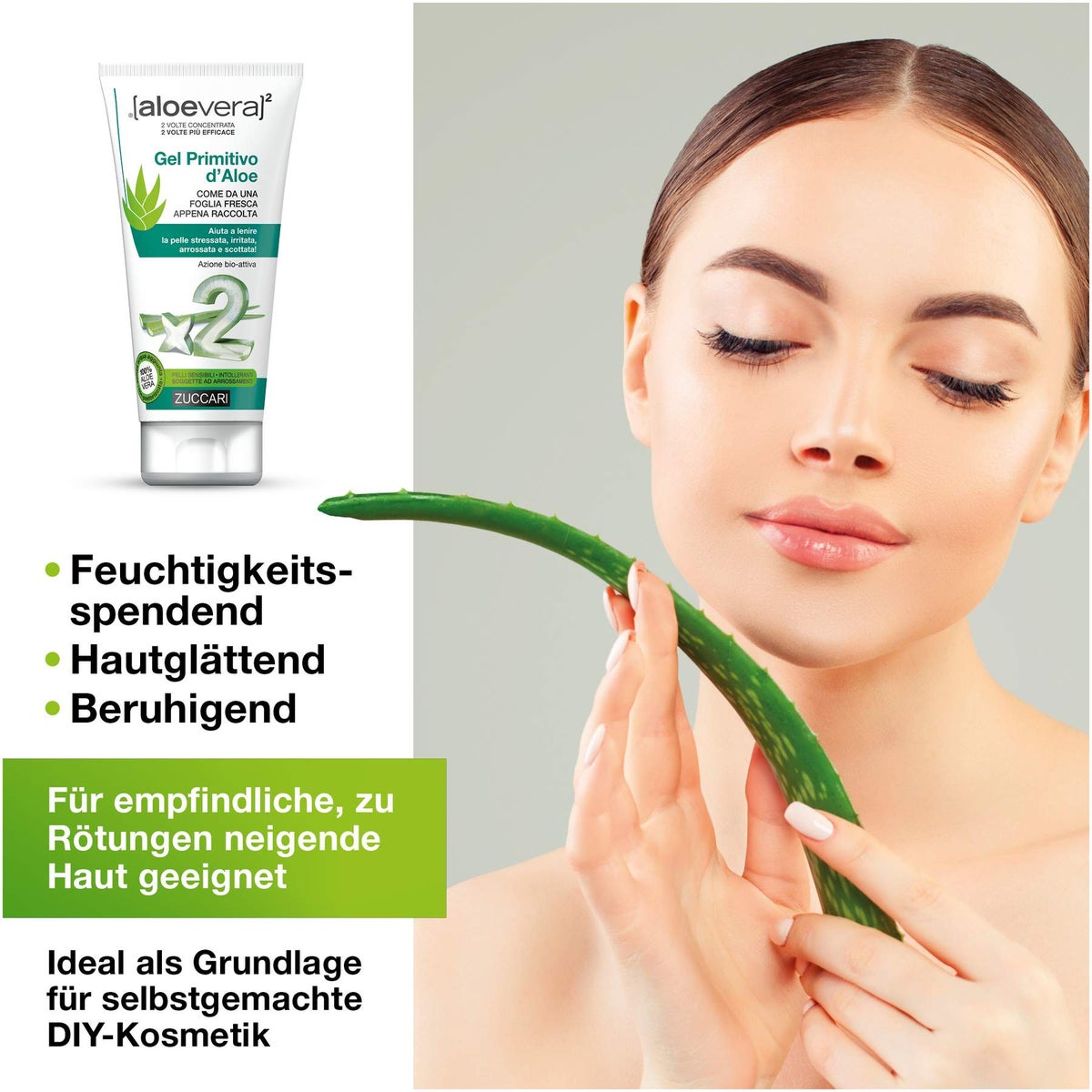 Aloevera Gel Erfrischend Pur Zuccari 150 ml