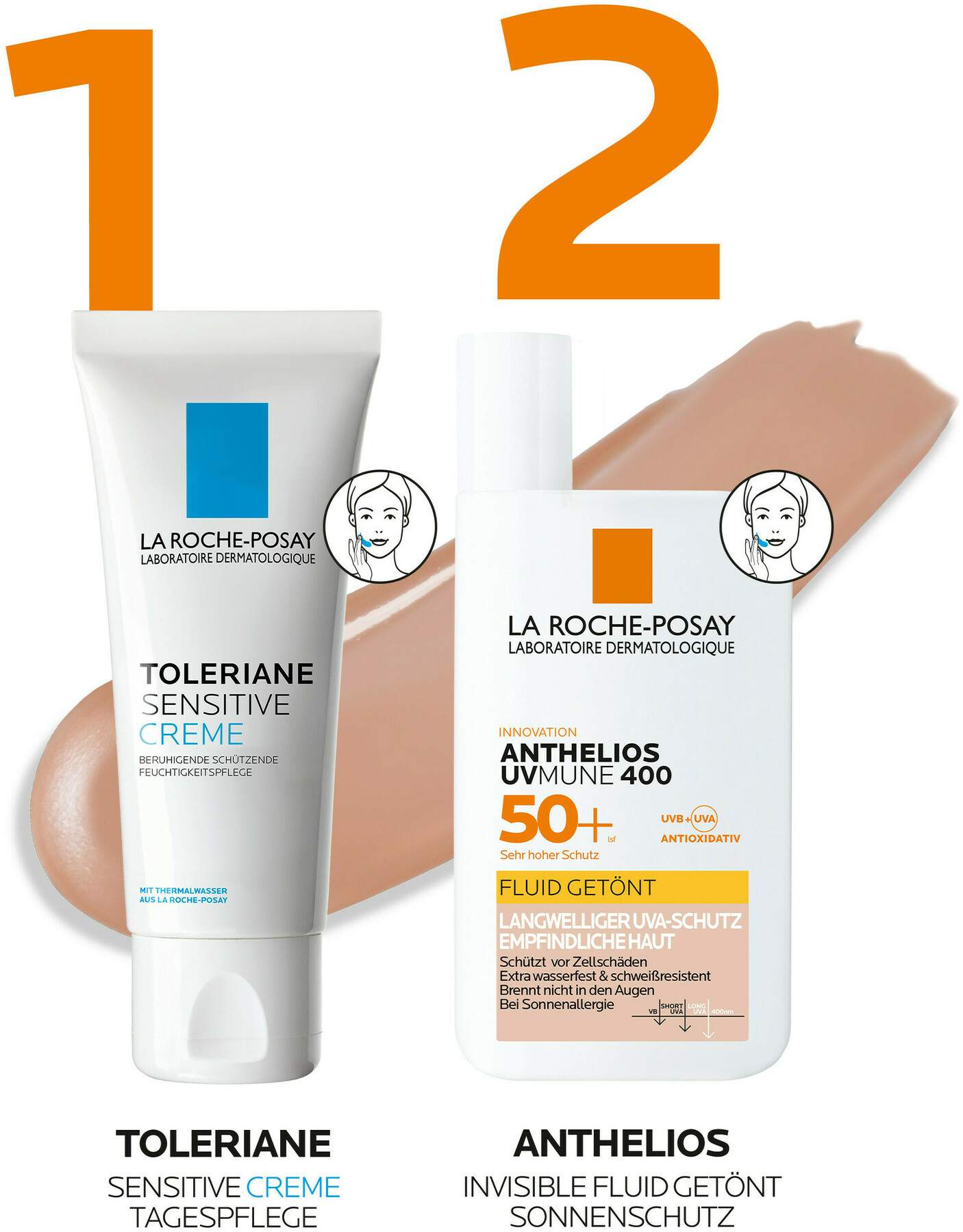 La Roche Posay Anthelios Invisible Fluid Getönt UVMune 400 LSF 50+ 50 ml