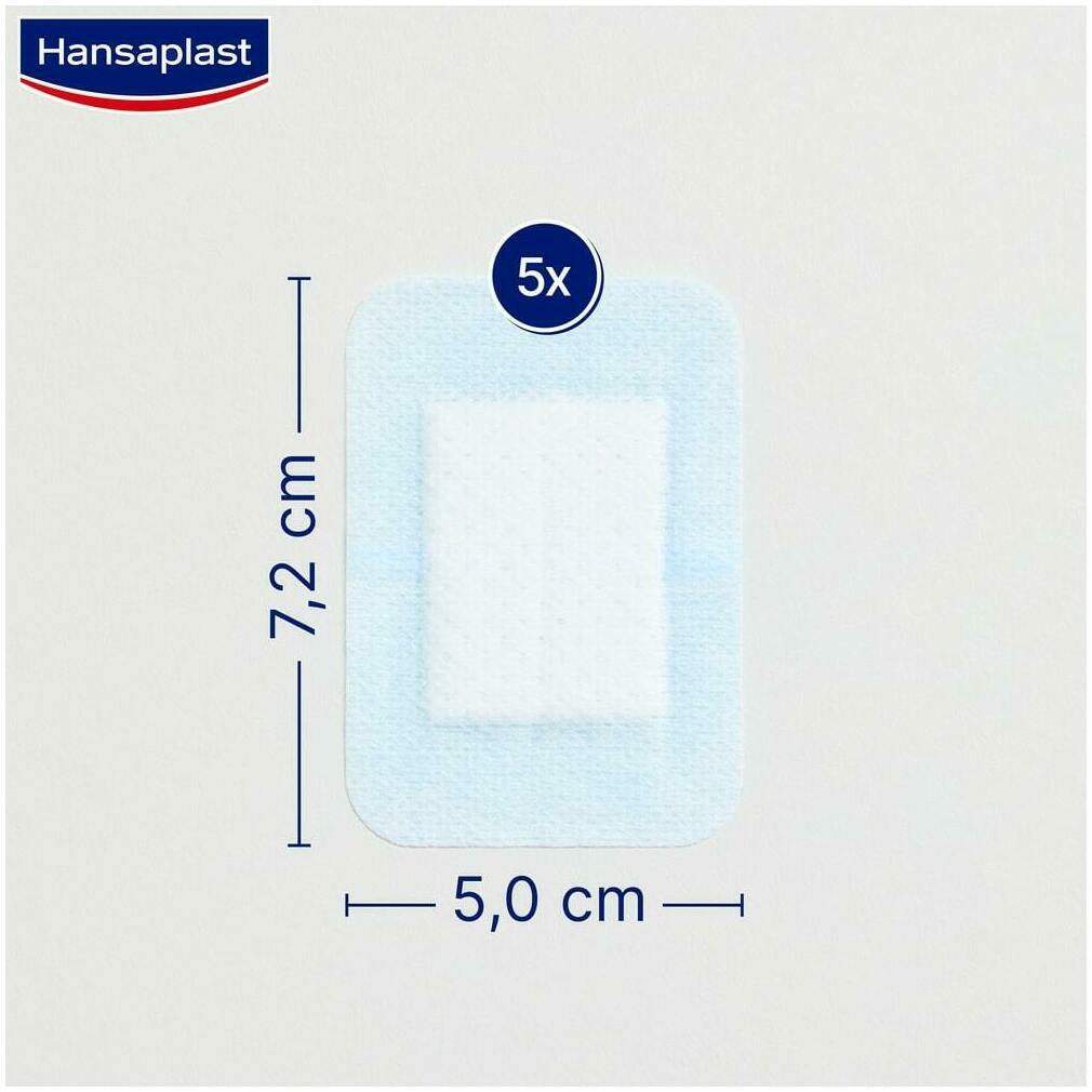 Hansaplast Ultra Sensitive Wundpflaster XL 5 x 7,2 cm