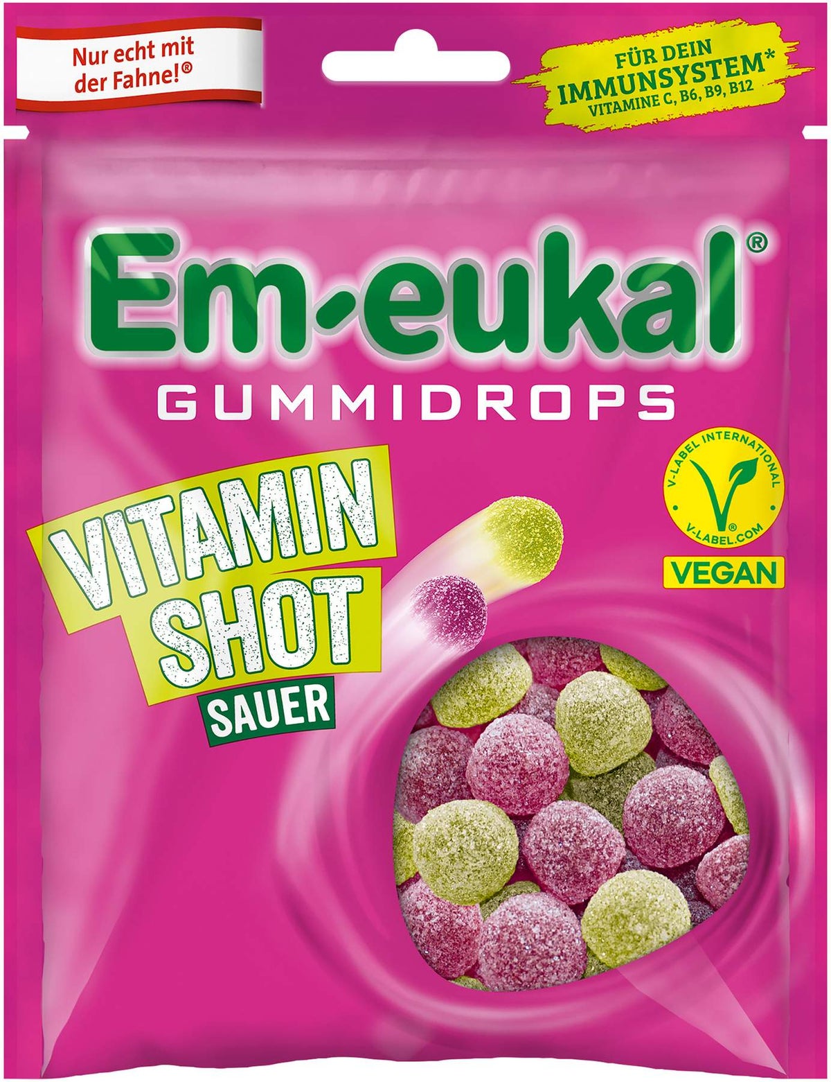 Em-Eukal Gummidrops Vitamin Shot Sauer 90 G