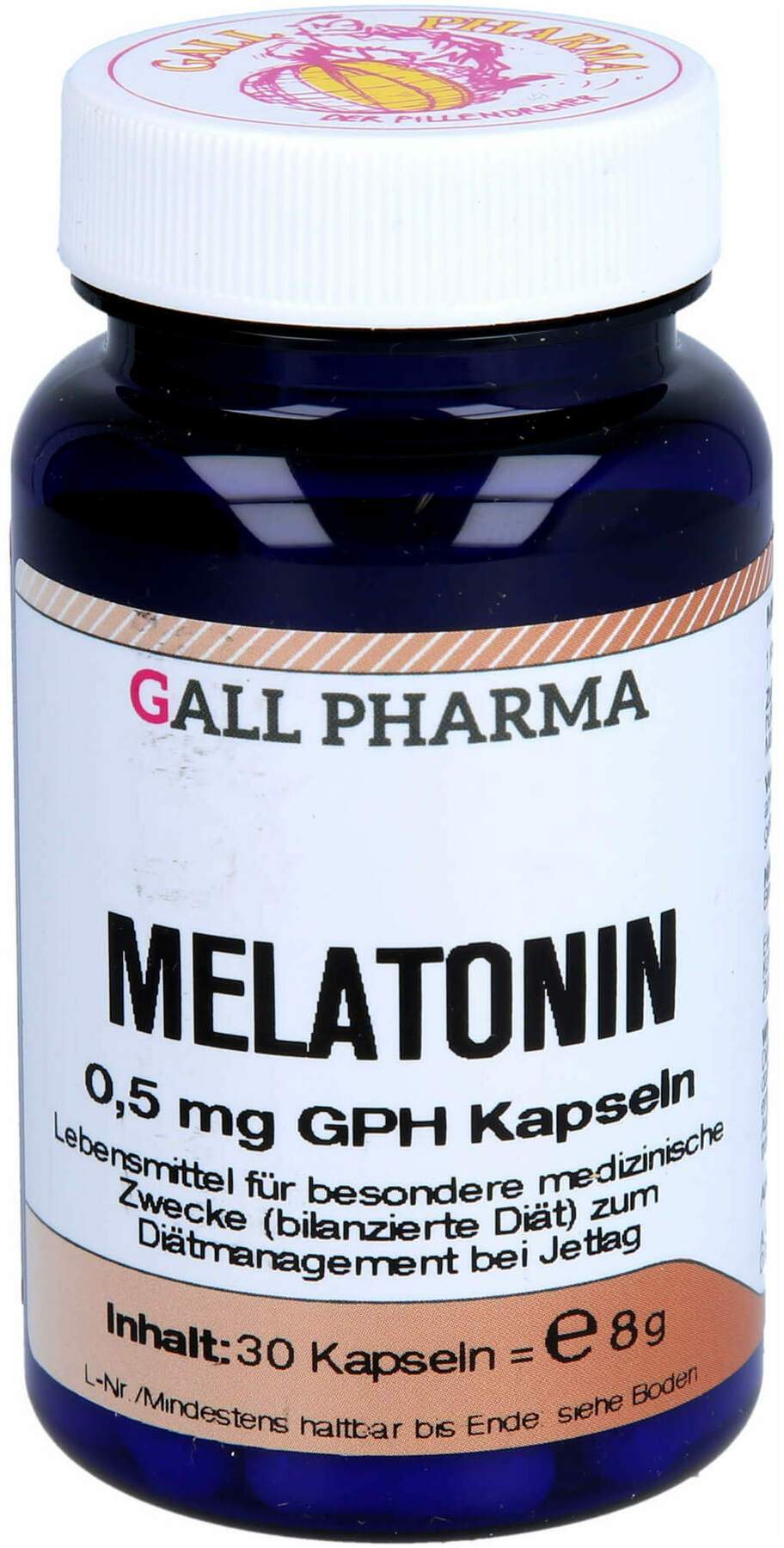 Melatonin 0,5 mg Gph 30 Kapseln