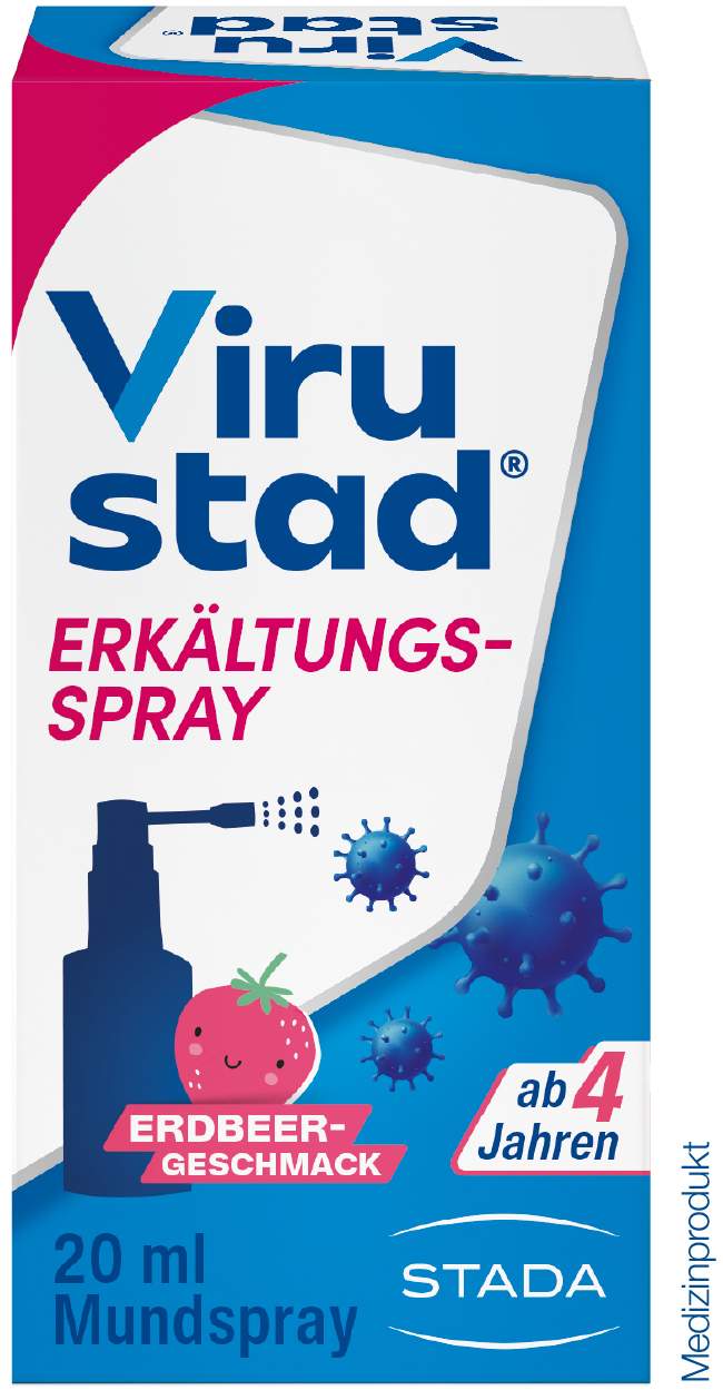 Virustad Erkältungsspray Erdbeere Spray 20 ml