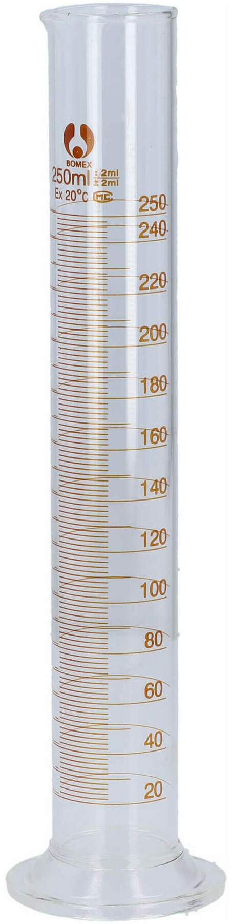 Messzylinder Glas 250 ml Graduiert