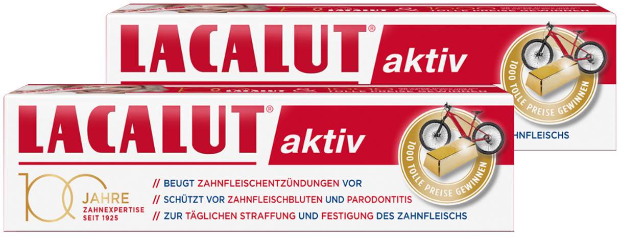 Lacalut Aktiv 2 x 100 ml Zahncreme