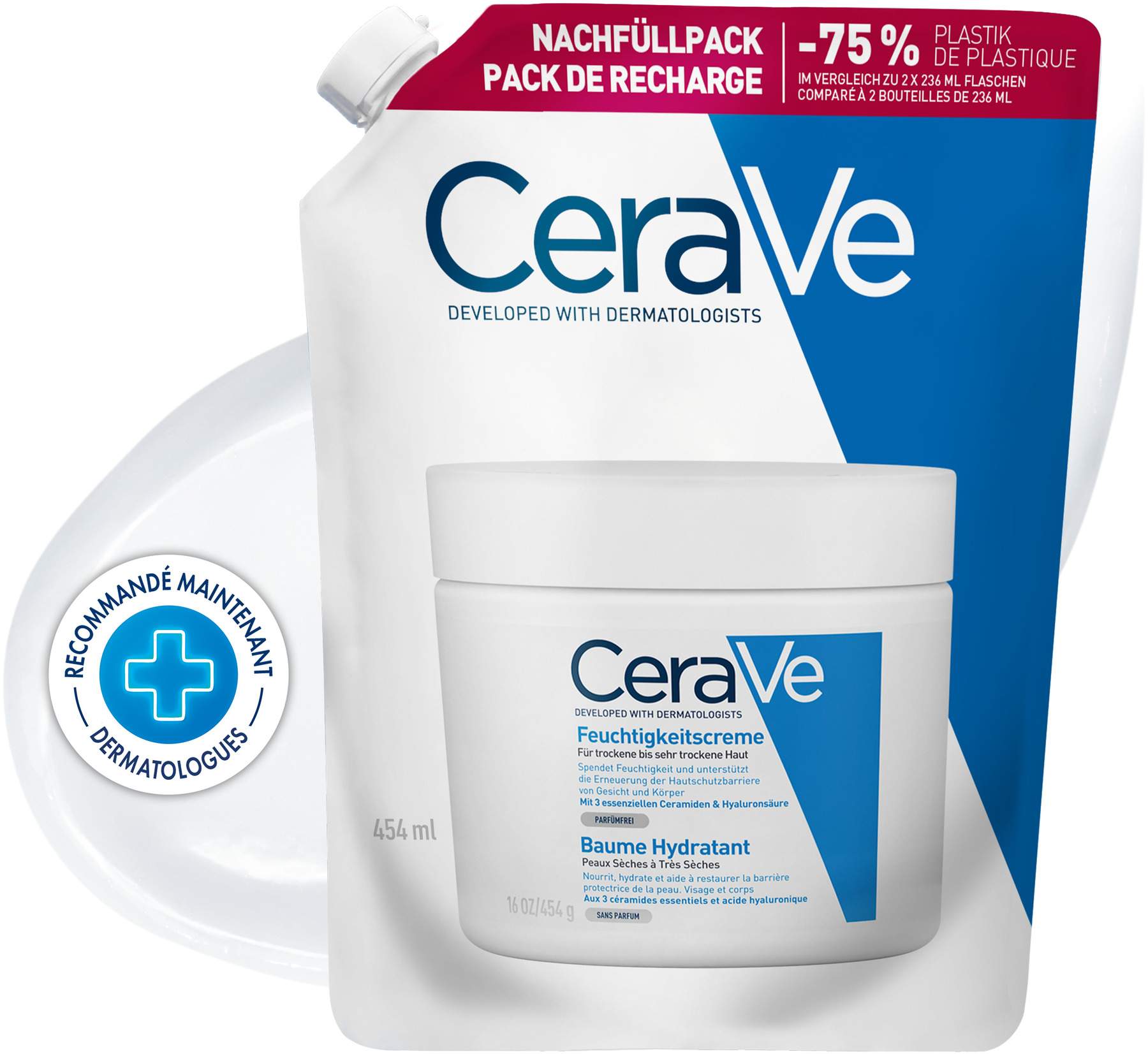 Cerave Feuchtigkeitscreme Nachfüllpacks 473 ml