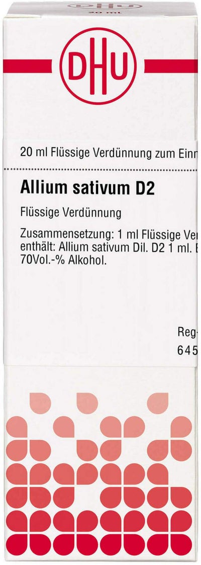 Dhu Allium Sativum D2 Dilution 20 ml