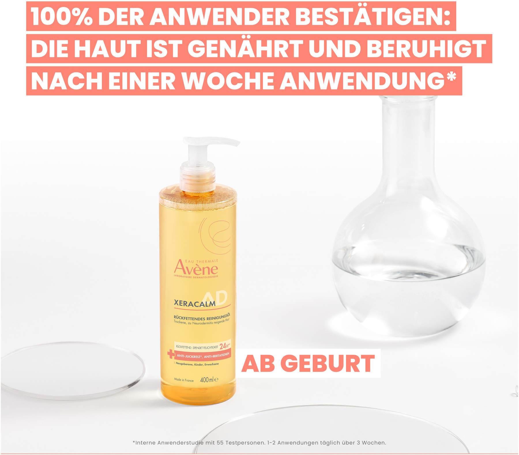 Avene XeraCalm A.D Reinigungsöl Nachfüllpack 400 ml