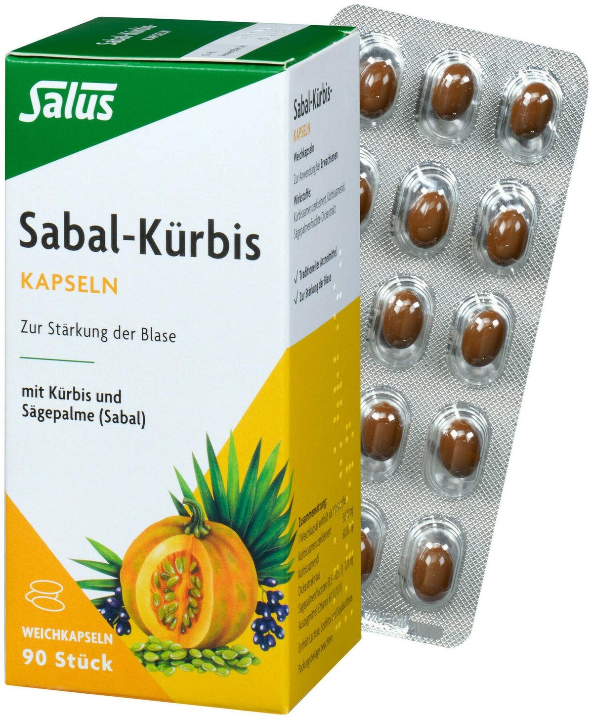 Sabal Kürbis Kapseln Salus 90 Stück