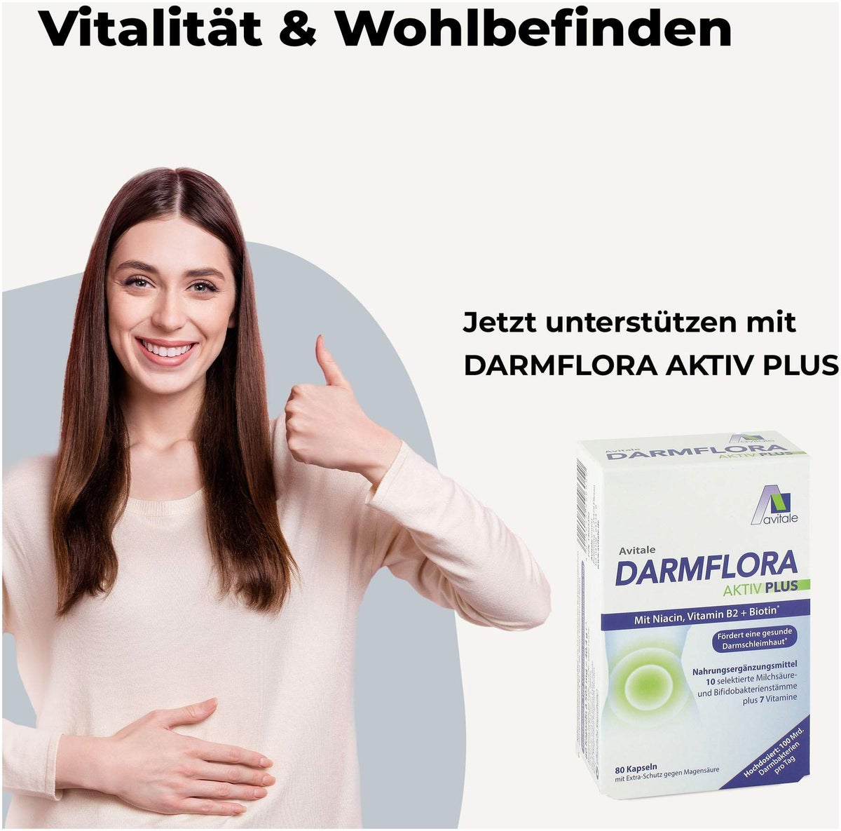 Darmflora Aktiv Plus 80 Kapseln