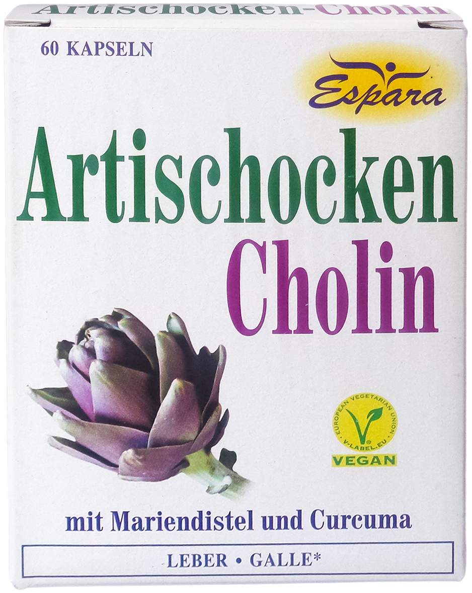 Artischocken Cholin Kapseln 60 Stück