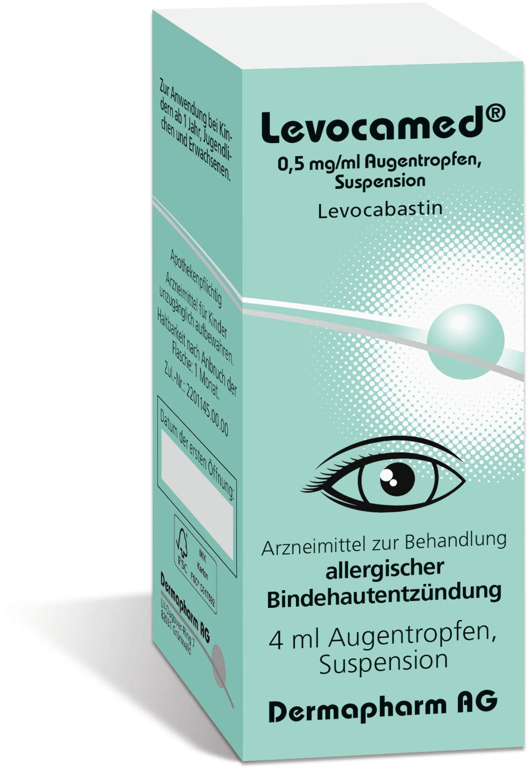 Levocamed Augentropfen 4 ml