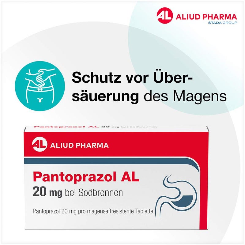 Pantoprazol Al 20 mg bei Sodbrennen 7 Magensaftresistente...