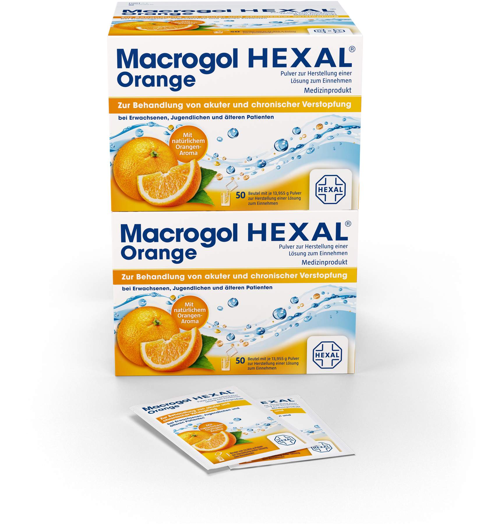 Macrogol Hexal Orange 100 Beutel