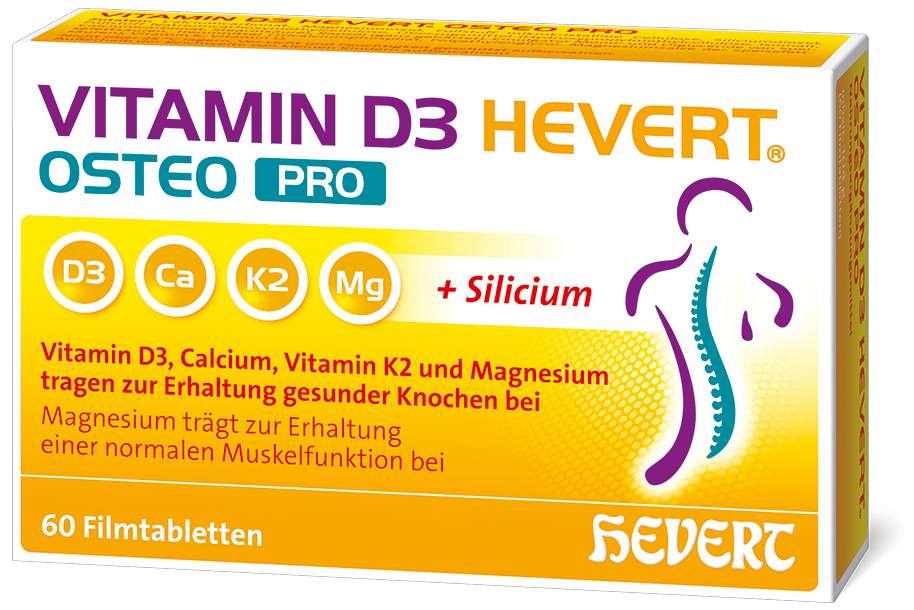 Vitamin D3 Hevert Osteo Pro 60 Filmtabletten