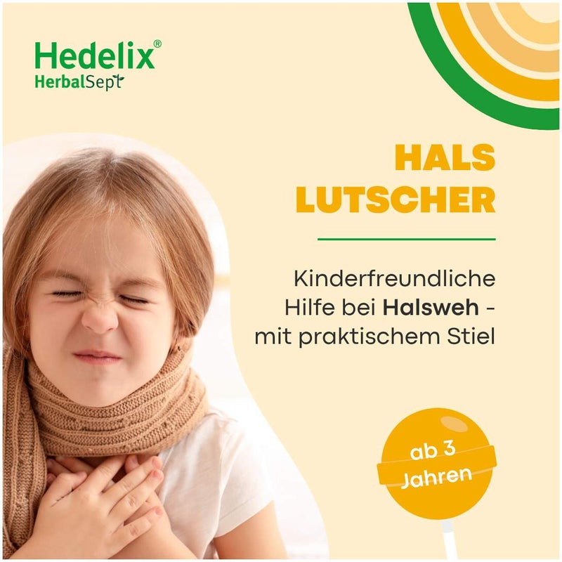 Hedelix HerbalSept Hals Lutscher Kids 6 Stück