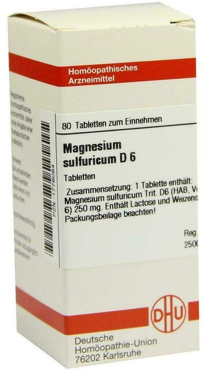 Dhu Magnesium Sulfuricum D6 80 Tabletten