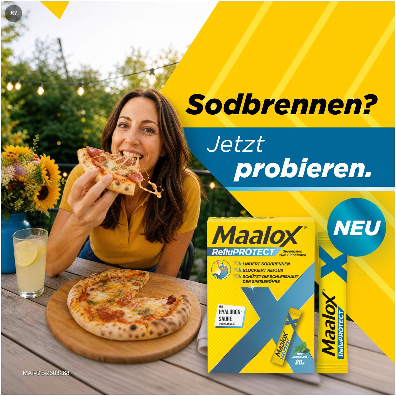 Maalox RefluProtect Suspension 20 x 10 ml