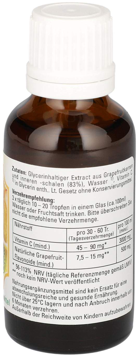Grapefruit Kern Extrakt Pur 30 ml Extrakt