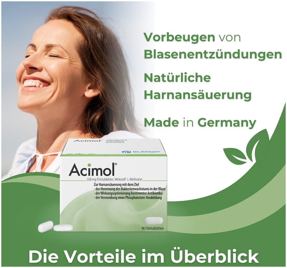 Acimol Mit Ph Teststreifen 96 Filmtabletten