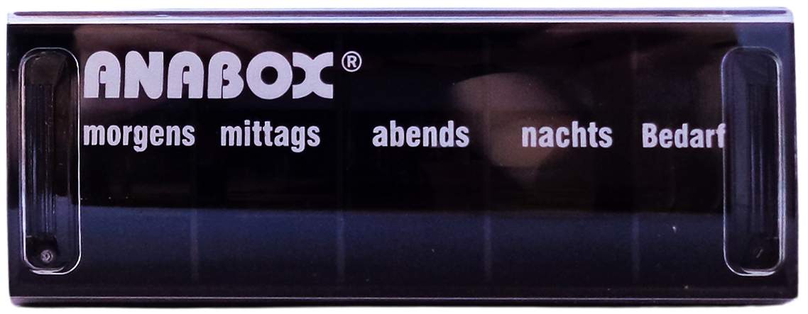 Anabox Tagesbox Schwarz 1 Stück