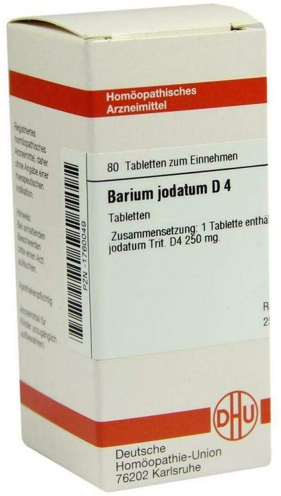Dhu Barium Jodatum D4 80 Tabletten