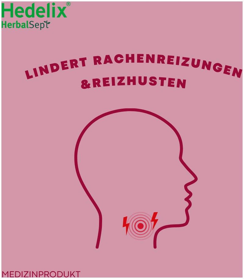 Hedelix HerbalSept Husten Lutscher Kids 6 Stück