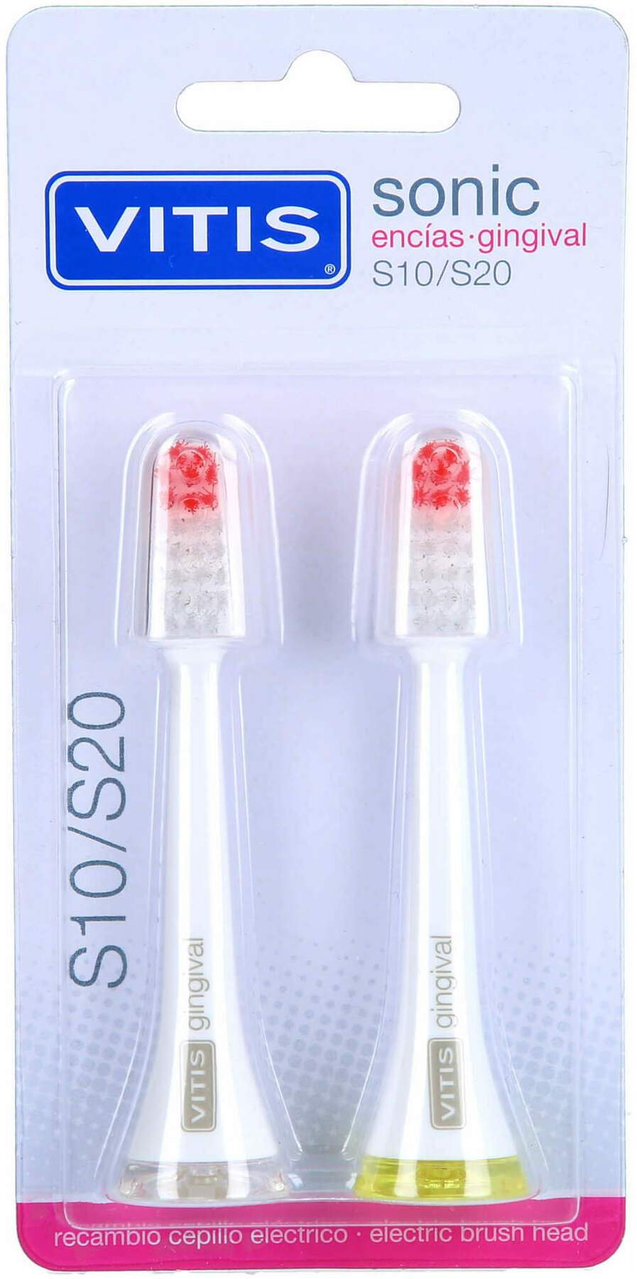 Vitis Sonic Ersatzkopfbürsten Gingival
