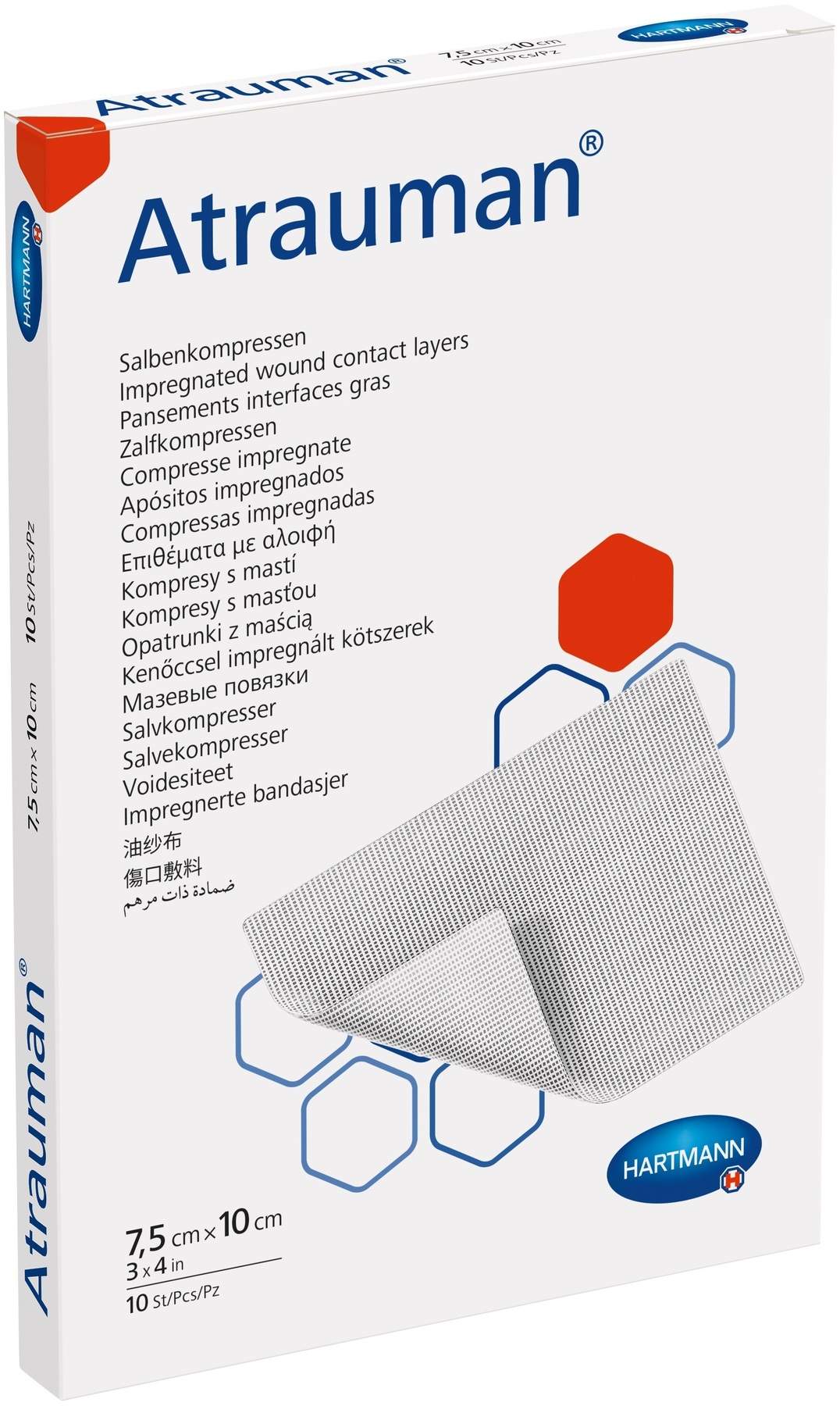 Atrauman 7,5 X 10 cm Steril 10 Kompressen