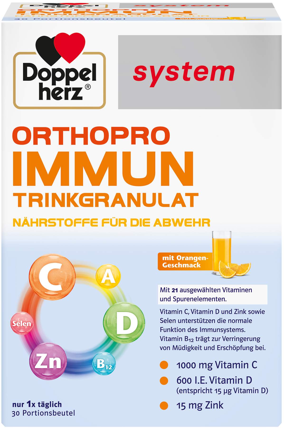 Doppelherz system Orthopro Immun 30 Beutel Trinkgranulat