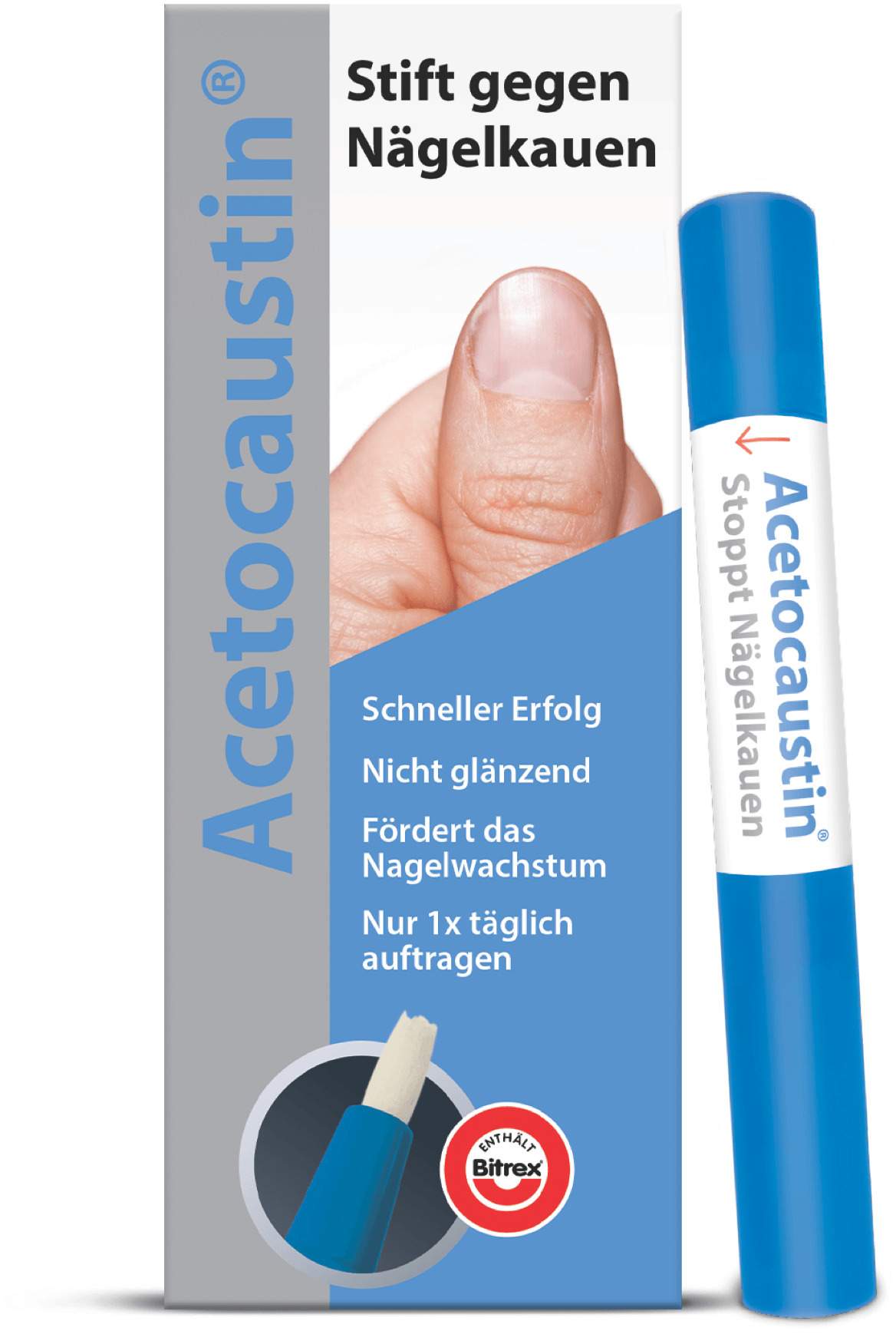 Acetocaustin Stift gegen Nägelkauen 3 ml