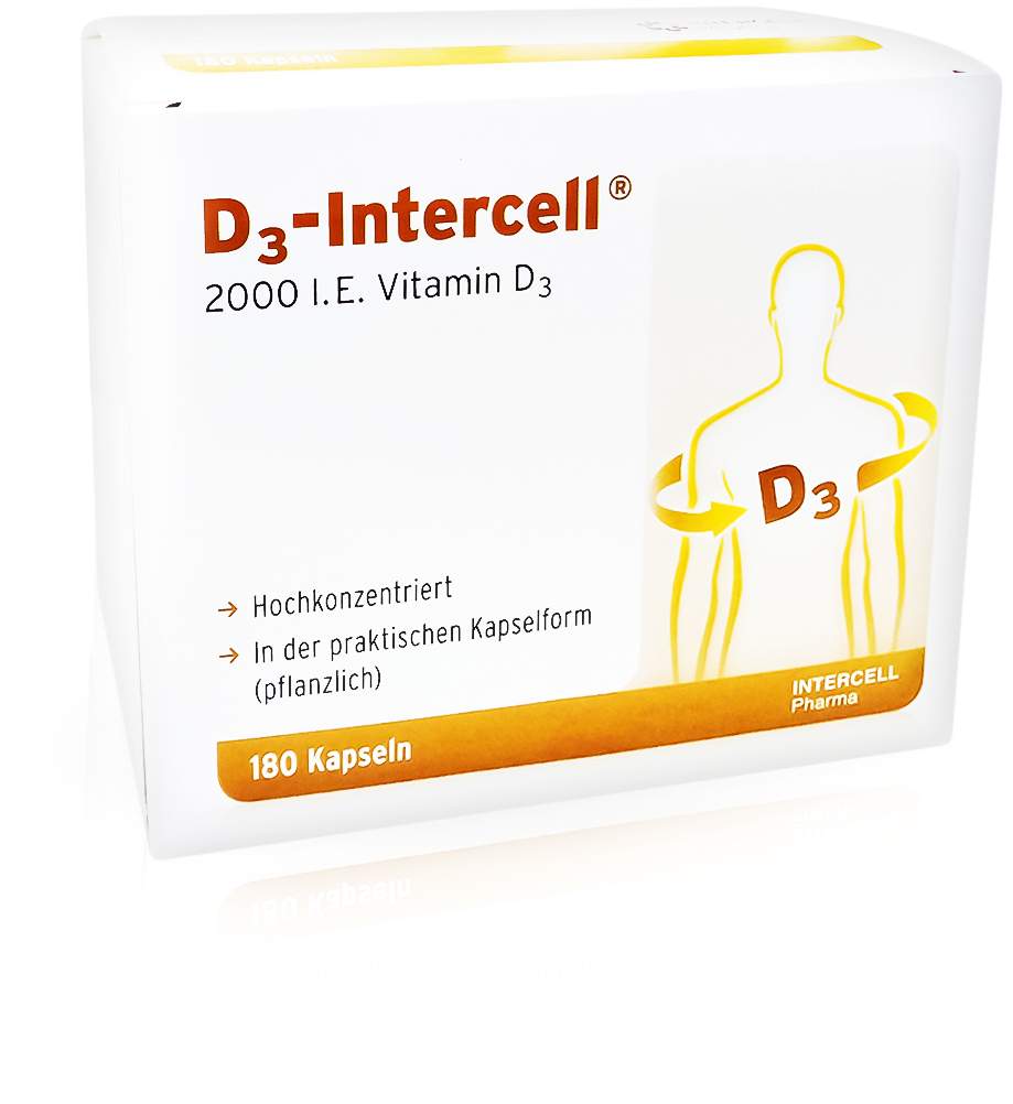 D3 Intercell 2000 I.E. 180 Kapseln