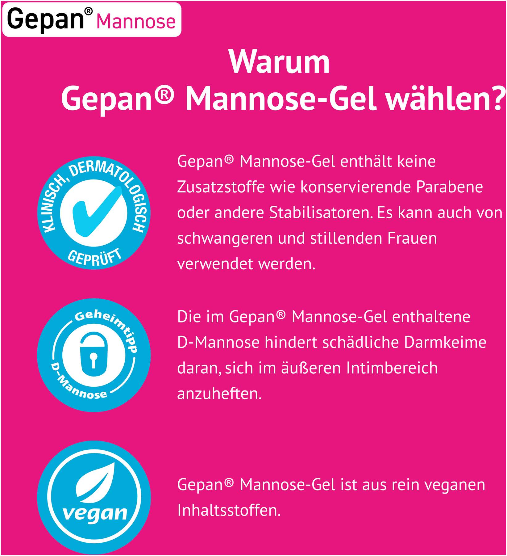 Gepan Mannose-Gel 30 ml