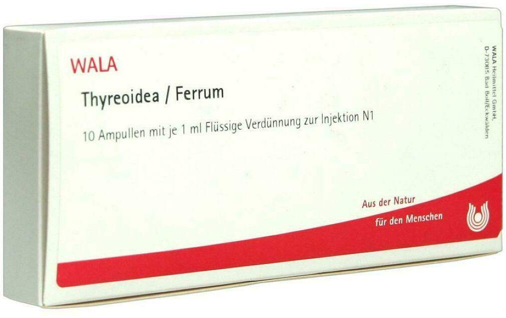 Wala Thyreoidea Ferrum 10 X 1 ml Ampullen