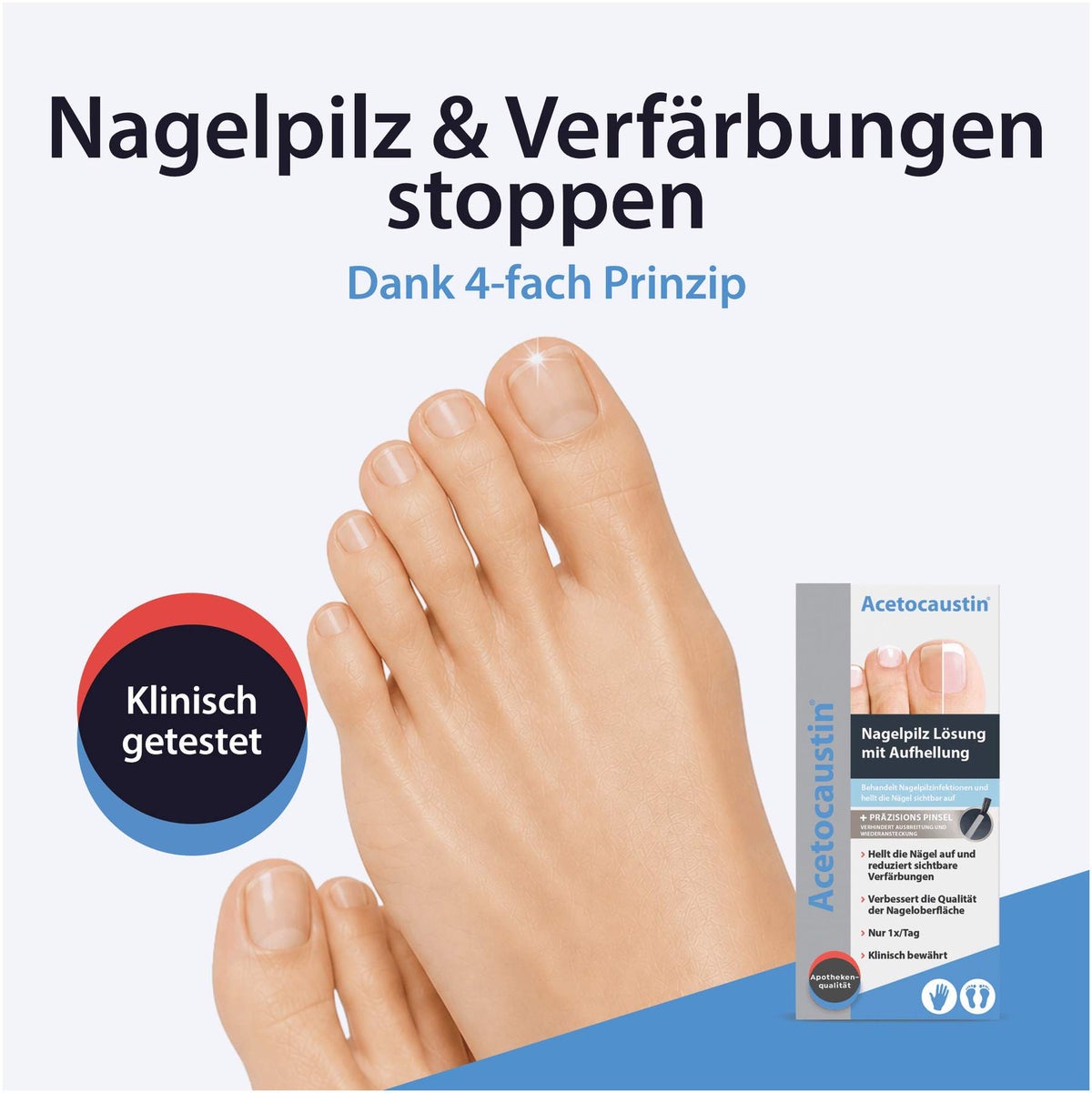 Acetocaustin Nagelpilz Lösung mit Aufhellung 9 ml