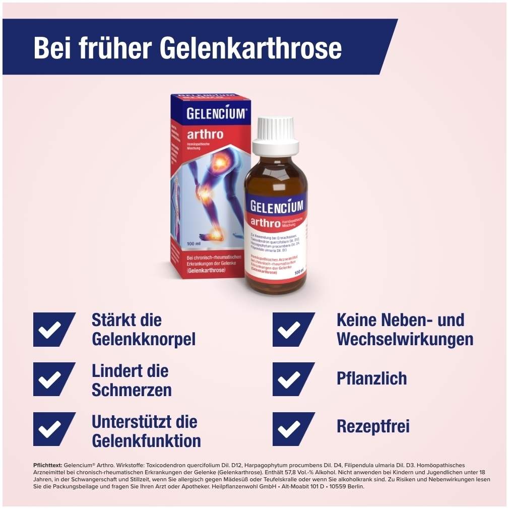 Gelencium Arthro Tropfen zum Einnehmen 50 ml