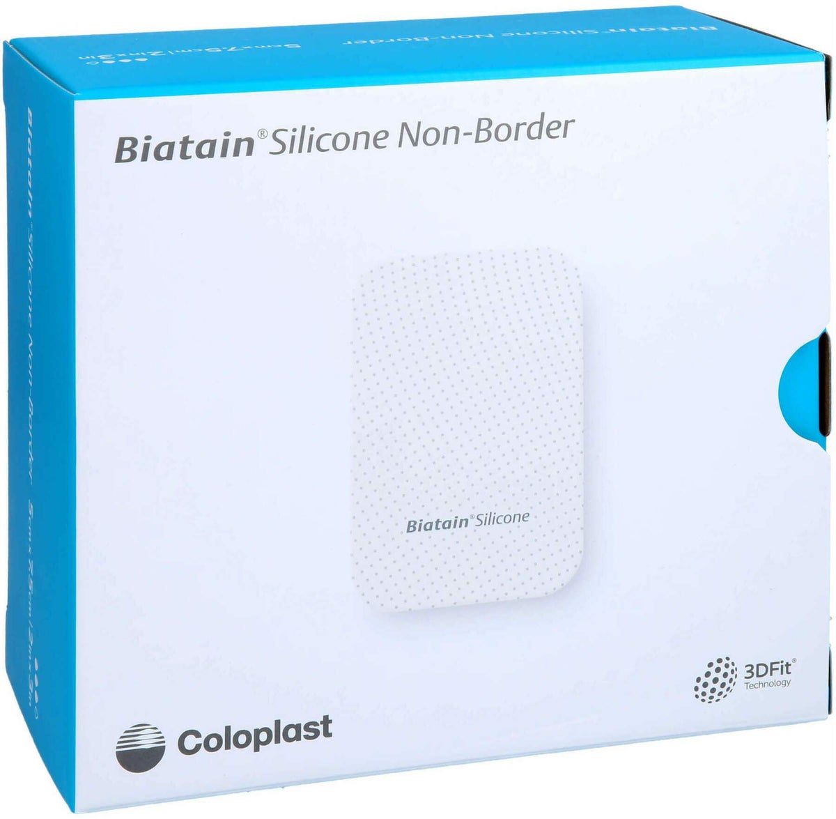 Biatain Silicone Non-Border Schaumverb.5x7,5 cm